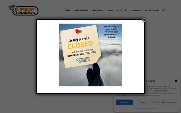 Screenshot of flyproducts.com