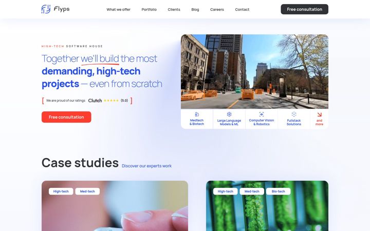 Screenshot of flyps.io