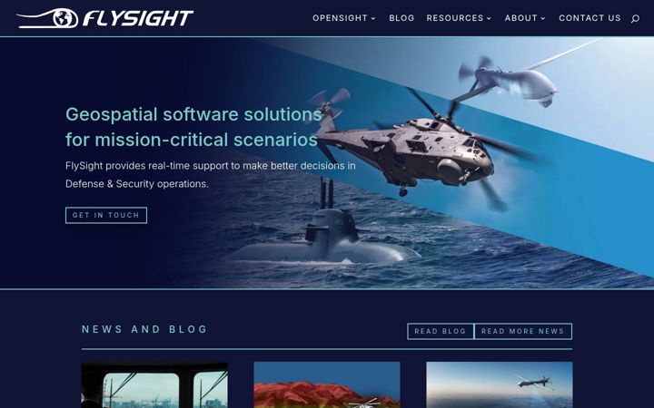Screenshot of flysight.it