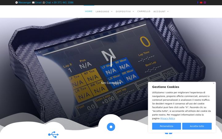 Snímek obrazovky flysimcontrol.it