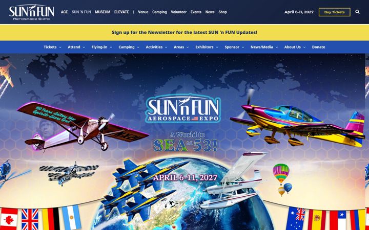 Screenshot of flysnf.org