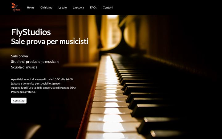 Screenshot of flystudios.it