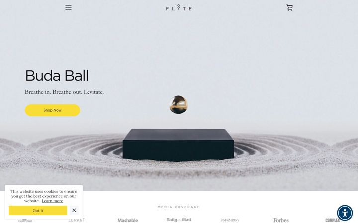 Screenshot of flytestore.com