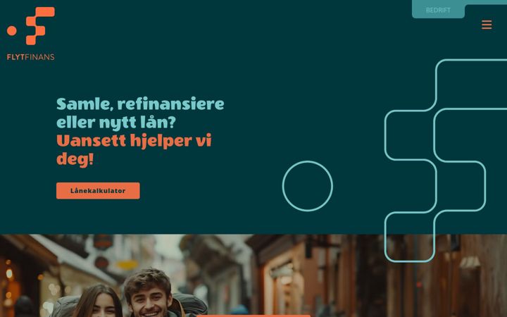 Screenshot of flytfinans.com