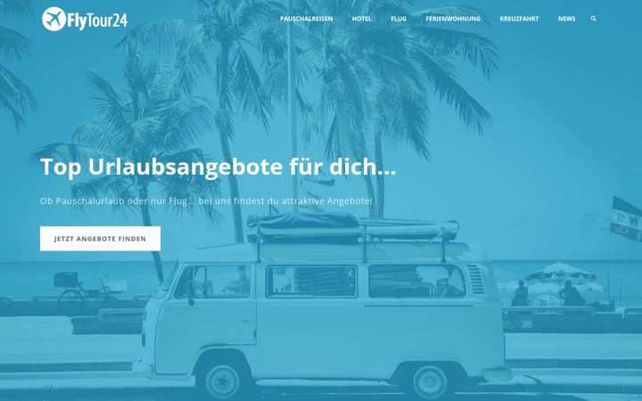 Screenshot of flytour24.de