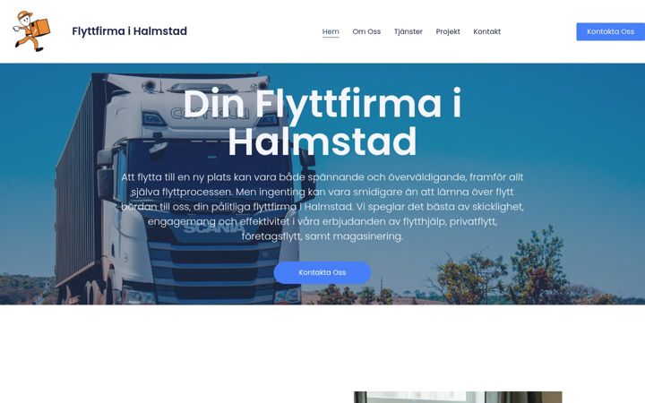 Screenshot of flyttfirmanhalmstad.se