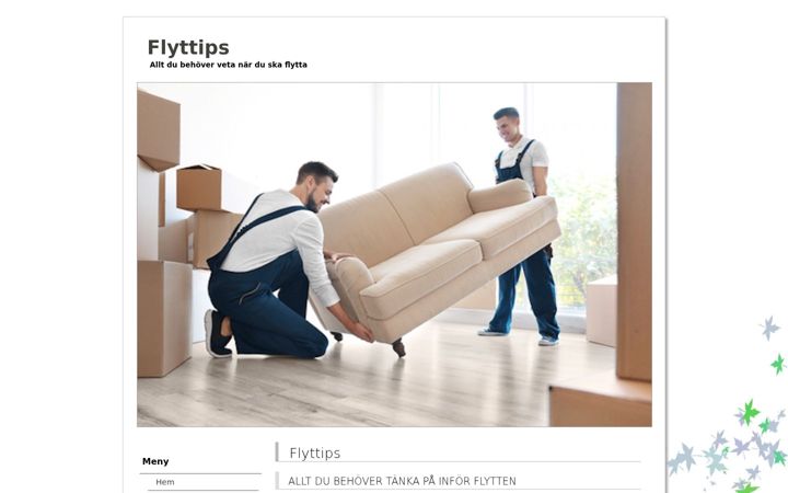 Screenshot of flyttips.nu