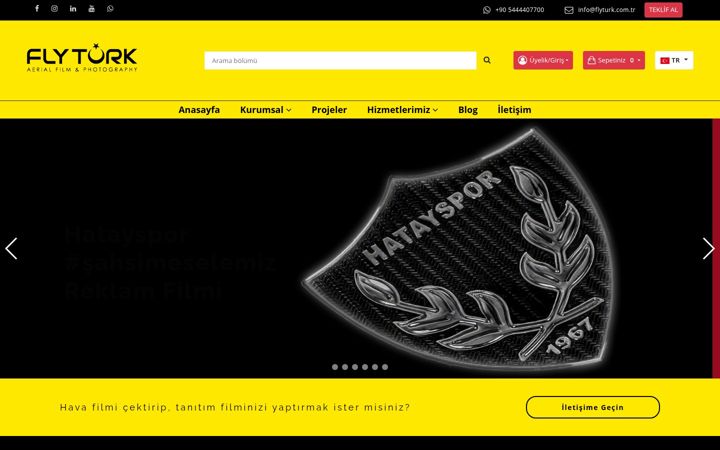 Captură de ecran a flyturk.com.tr