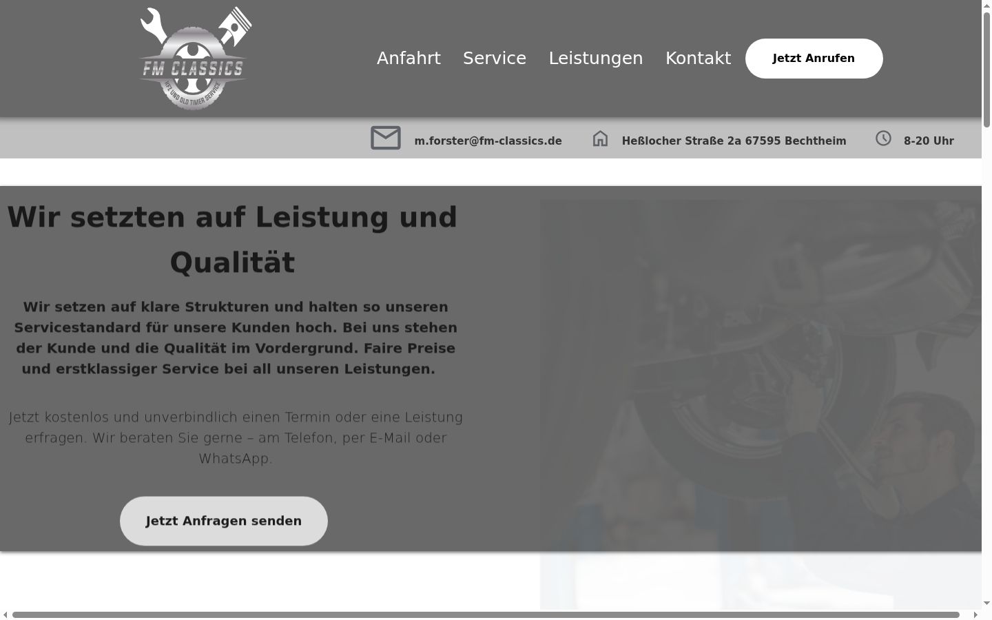 Screenshot des Einwilligungsbanners vor jeglicher Interaktion