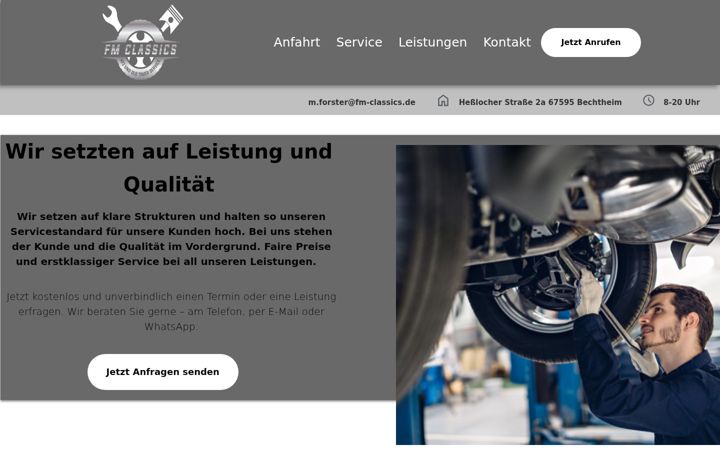 Screenshot of fm-classics.de