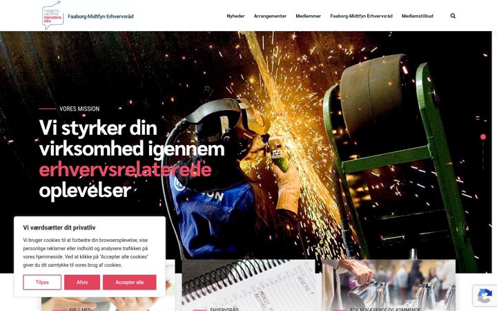 Screenshot of fm-erhverv.dk
