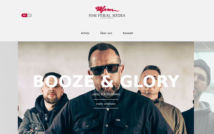 Screenshot of fm-feralmedia.com