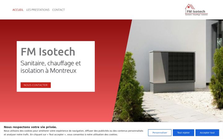Screenshot of fm-isotech.ch