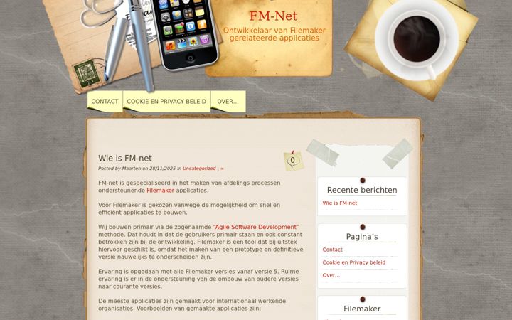 Screenshot of fm-net.nl
