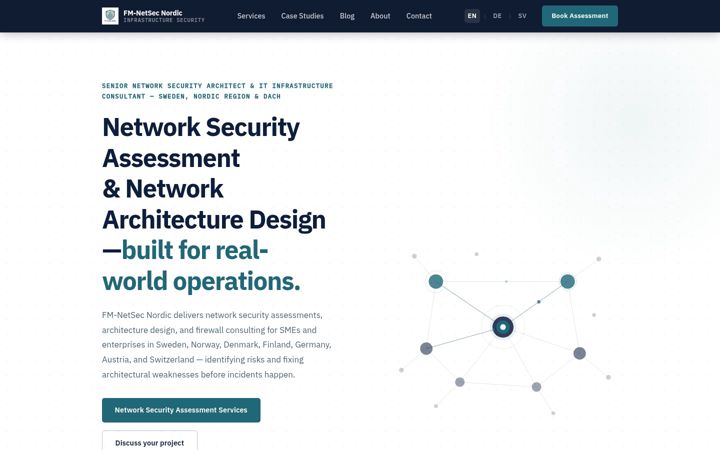 Screenshot of fm-netsec.se
