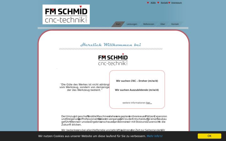 Screenshot of fm-schmid.de