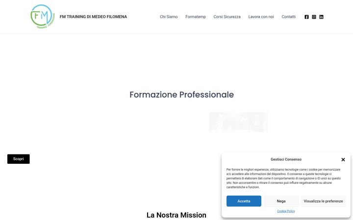 Screenshot of fm-training.net