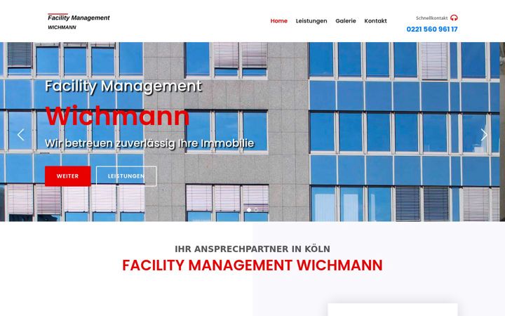 Screenshot of fm-wichmann.de
