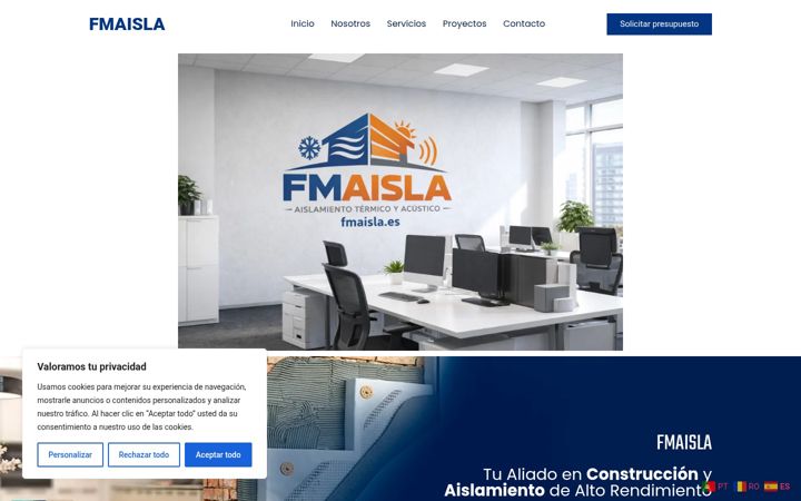 Screenshot of fmaisla.es