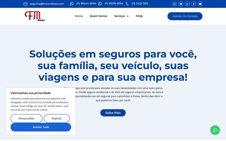 Skärmbild av fmaokicorretora.com.br