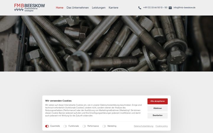 Screenshot of fmb-beeskow.de