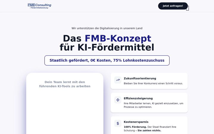 Screenshot of fmbconsulting.de