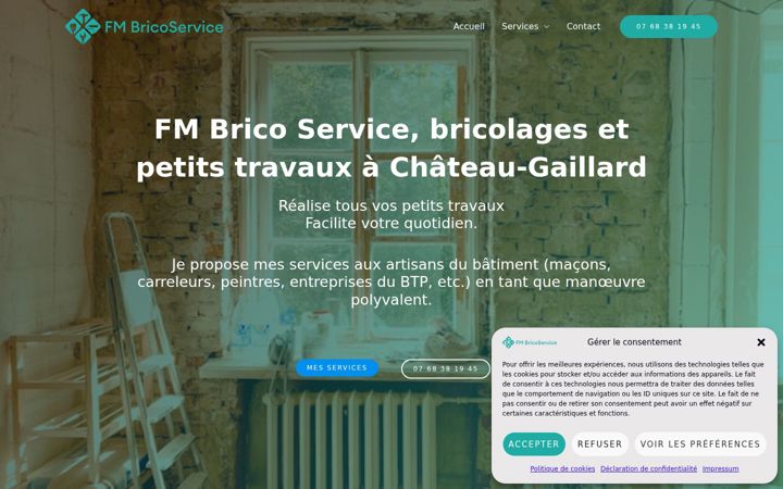 Screenshot of fmbricoservice.fr