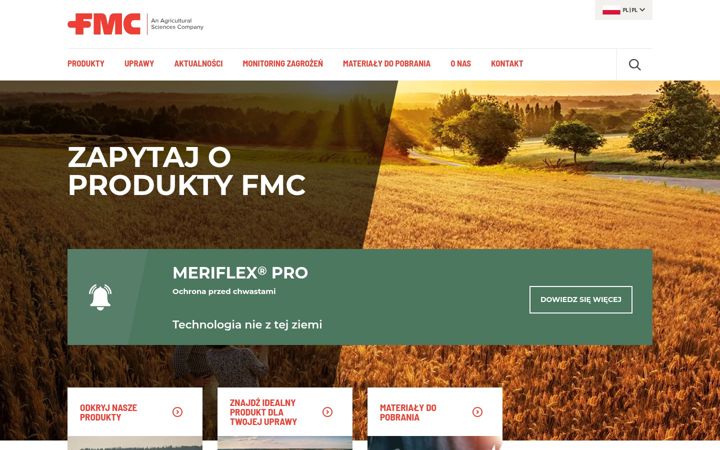 Screenshot of fmcagro.pl