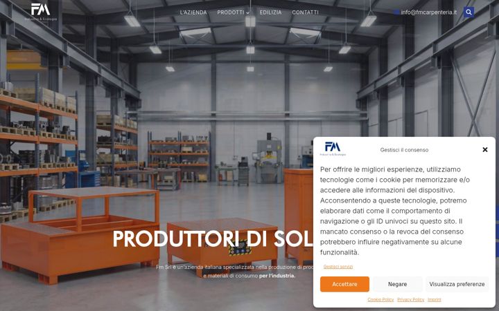 Screenshot of fmcarpenteria.it