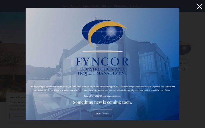 Screenshot of fmcivilengineering.co.za