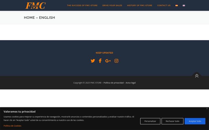 Screenshot of fmcstore.es