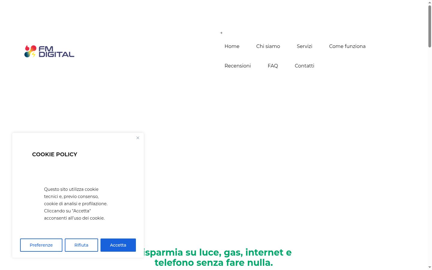 Screenshot του banner συγκατάθεσης που εμφανίστηκε πριν από οποιαδήποτε αλληλεπίδραση