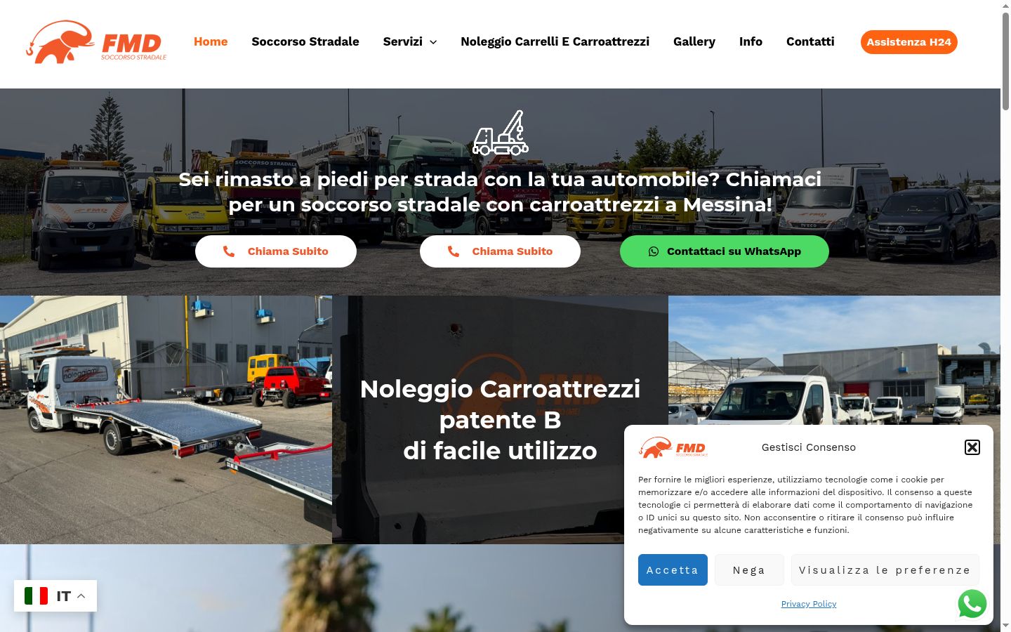 Captura de pantalla del banner de consentimiento mostrado antes de cualquier interacción
