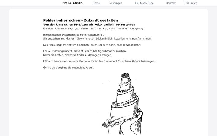 Screenshot of fmea-coach.com