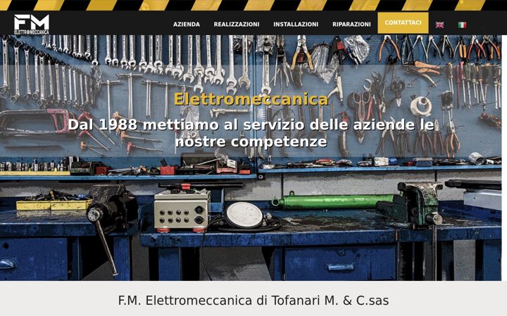 Screenshot of fmelettromeccanica.it