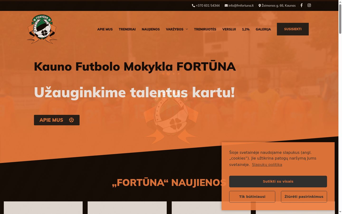 Snímek obrazovky baneru souhlasu zobrazeného před jakoukoli interakcí