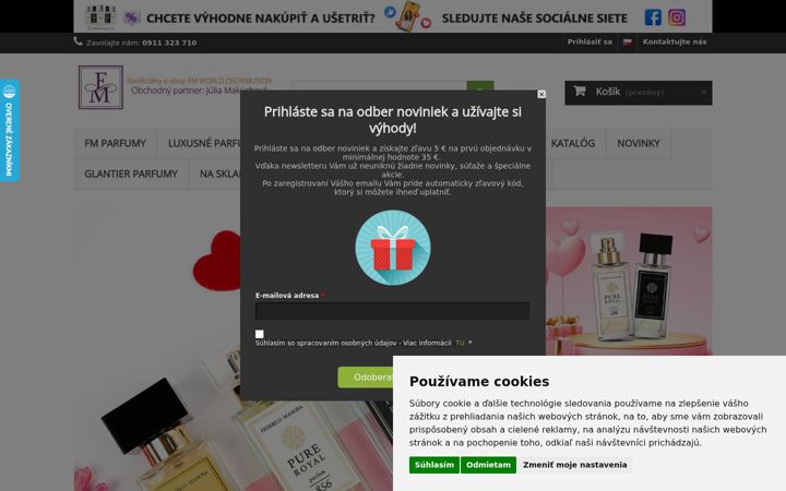 Screenshot of fmgroupshop.sk