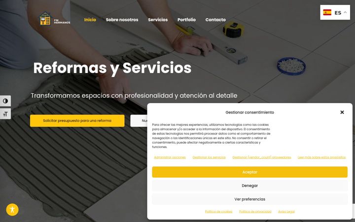 Screenshot ta' fmhermanos.es