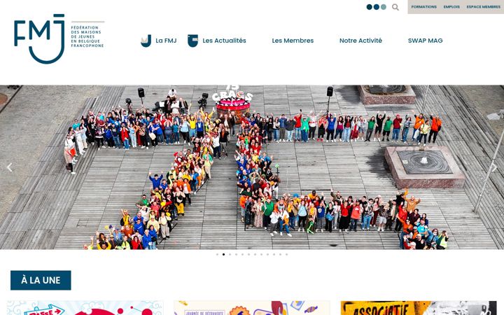 Screenshot of fmjbf.org