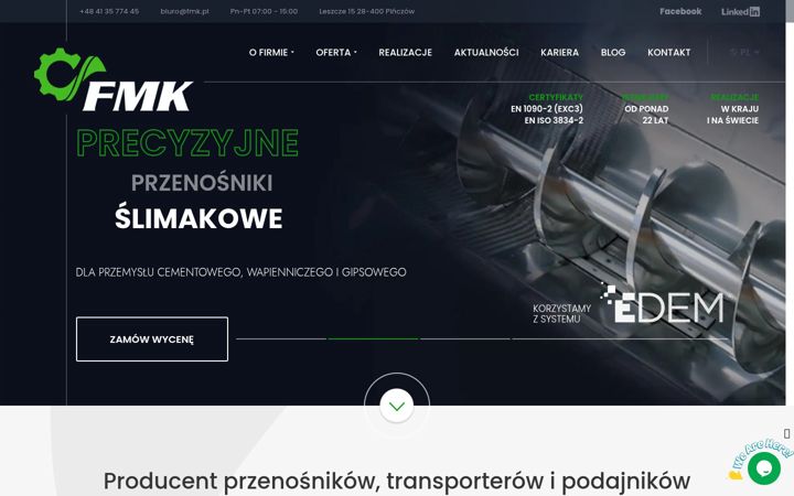 Screenshot of fmk.pl
