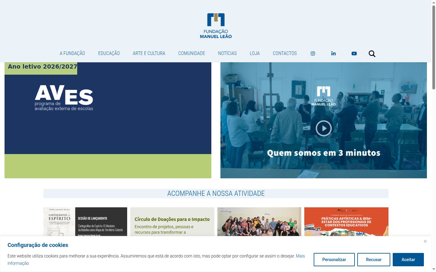 Screenshot tal-banner tal-kunsens muri qabel kwalunkwe interazzjoni