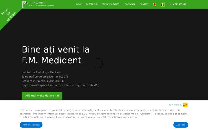 Screenshot of fmmedident.ro