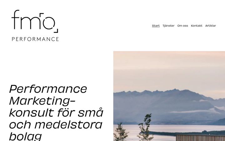 Screenshot of fmoperformance.com