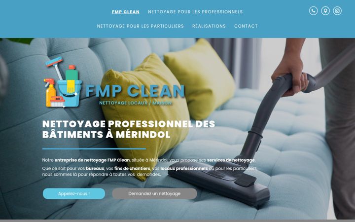 Screenshot of fmp-clean.fr