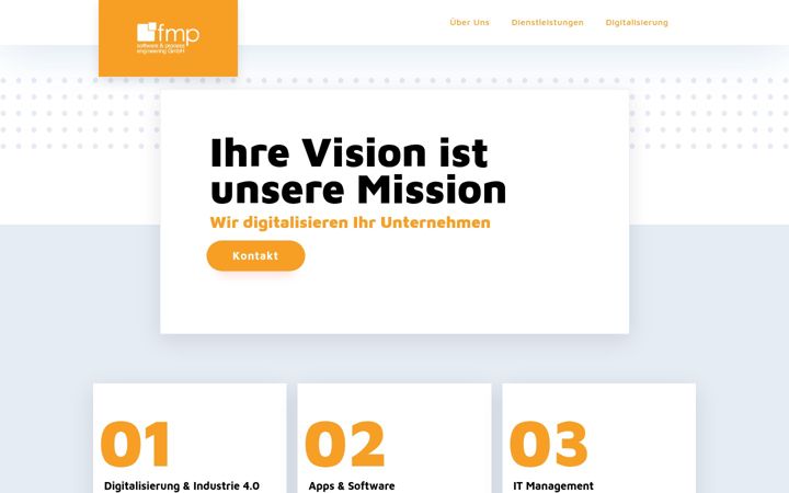 Screenshot of fmp-engineering.de