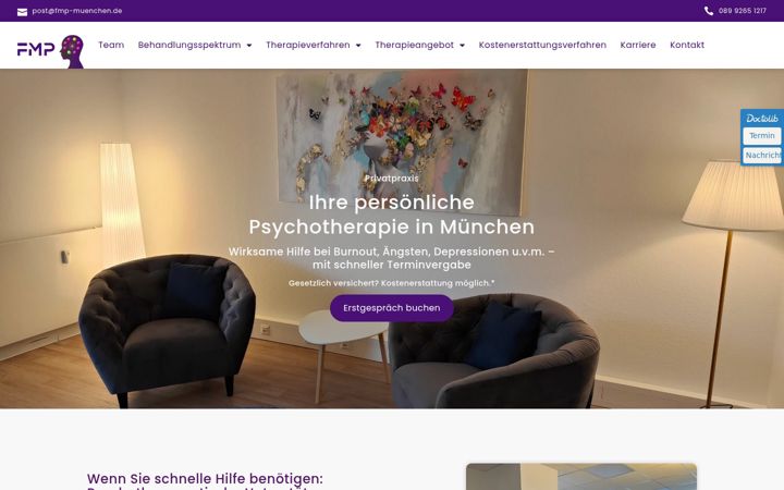 Screenshot of fmp-muenchen.de