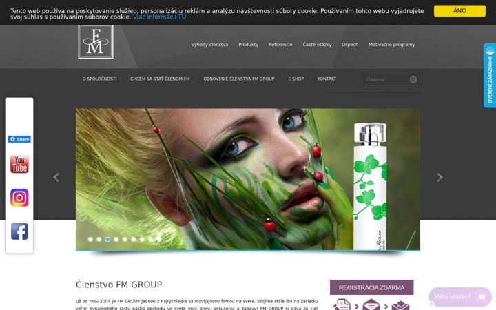 Screenshot ta' fmparfumy.sk