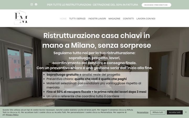 Screenshot of fmristrutturazioni.com
