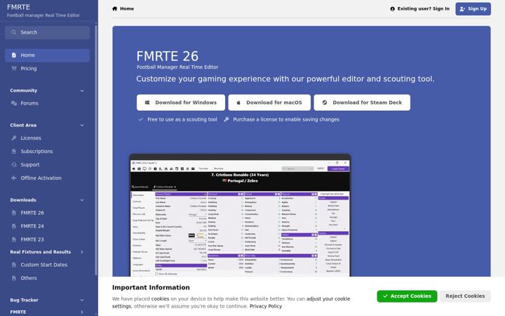 Screenshot of fmrte.com