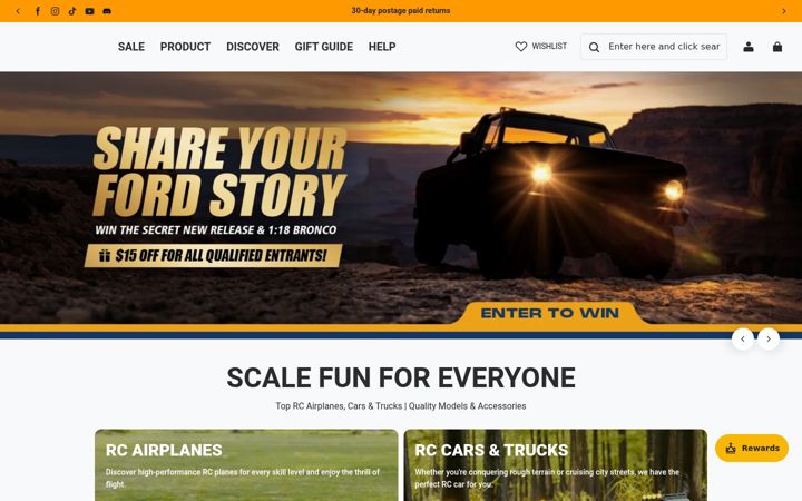 Screenshot of fmshobby.com
